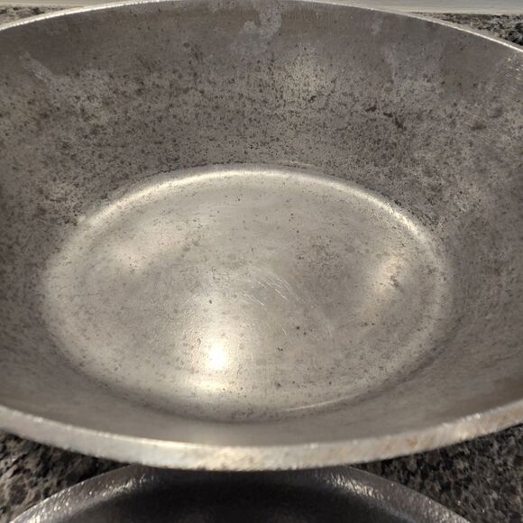 VTG Hammered Club Aluminum Hammercraft Cookware Oval Roaster Dutch Oven 16x10” - Picture 5 of 13